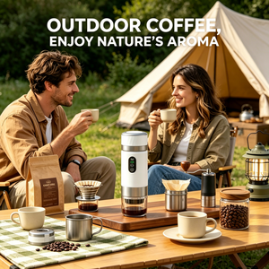 New Upgrade <b>Coffee</b> Capsule Machine Fast Brew Mini Portable Espresso <b>Maker</b> 80ml with Detachable Battery For Home Travel Use - Product Image 6
