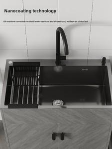 Produzione su Misura in Fabbrica. Lavello da <span class=keywords><strong>cucina</strong></span> in acciaio inox a doppia vasca per lavaggio verdure e piatti, mobile integrato, design semplice, lavello da bagno, lavello da <span class=keywords><strong>cucina</strong></span> di lusso - Product Image 3
