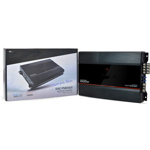KAC-PS804EX 4 Channel <b>Car</b> Audio <b>Amplifier</b> 1000W Max Power Class AB Aluminum Alloy - Product Image 1