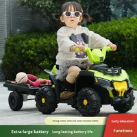 Nuevo Auto Eléctrico Infantil para Playa, para Niños y Niñas de 2 a 4 Años, Juguete con Asiento