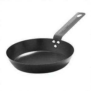 Sartén de Acero al Carbono para Freír, Diseño Coreano, Capacidad de 1-2L, Apta para Gas e Inducción, Fácil de Limpiar, Venta al Por Mayor - Product Image 3