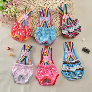 Quần Short Sang Trọng Cotton Animal Pet Quần Lót Chó Tã Quần Áo Sinh Lý