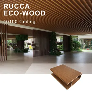 Rice acacacactory Rice stststube quququququare imimber 40*100mm Ceiling ateraterproof PC imimber ubes