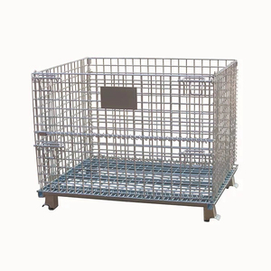 Vente en gros de Cage en fer mobile pliable série C complète Logistique express Triage Entrepôt et supermarché Chiffre d'affaires Cage de stockage - Product Image 5