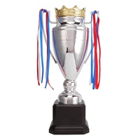 Trofeos Metálicos Personalizados con Diseño de Corona, Ideales para Competiciones Deportivas de Baloncesto para Adultos y Niños