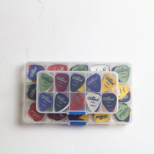 ปิ๊กกีตาร์ไฟฟ้าอลิซ100ชิ้น/กล่องปิ๊กกีตาร์อะคูสติกสีสันสดใส - Product Image 6