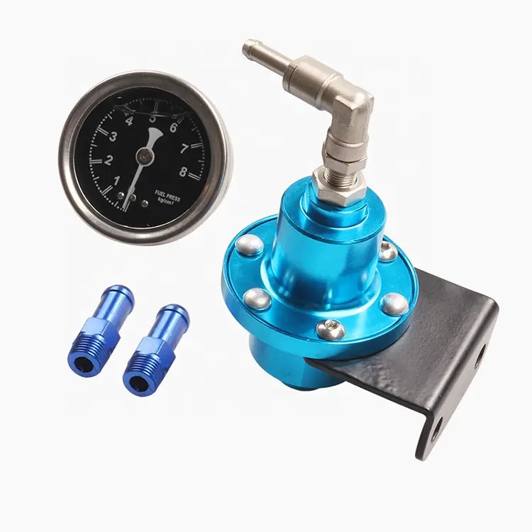 Regulador de pressão de combustível ajustável universal, outras peças do motor com medidor e instruções originais