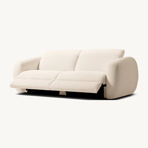 RH MONCEAU MOTION Luxury Plush Beige Modern <strong>Sofa</strong> 2-Piece Modular Sectional Power Recliner Adjustable Electric <strong>Sofa</strong> <strong>Bed</strong> - Product Image 3