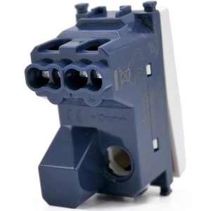 Botón Blanco de un Solo Polo Compatible con Interruptor Vimar Arke - Product Image 2