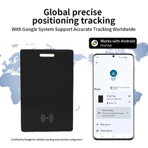 Mini porte-monnaie intelligent pour bagages, étiquette de carte, <span class=keywords><strong>GPS</strong></span>, localisateur pour <span class=keywords><strong>Samsung</strong></span> Android et iOS - Product Image 4