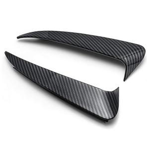Pegatinas de fibra de carbono para el parachoques trasero del Mercedes Benz Clase C W205, adhesivos ABS en negro brillante. - Product Image 5