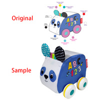 Fabricant OEM/ODM – Porte-clés en peluche personnalisé avec logo, design ours de dessin animé, mini-ours en peluche à suspendre pour sac