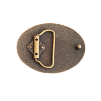 Boucle de ceinture personnalisable en alliage 3D, motif sanglier, style western, marque Langming, Guangdong BUC4617, Oui, Autre