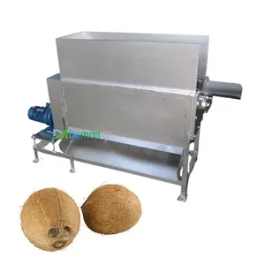 Máquina de descamação de coco, máquina de descascar de fibra oldcout, marrom, removedor de pele