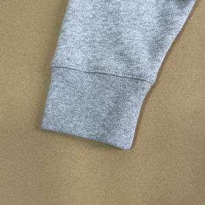 Suéter de cachemira ecológico de punto de forro polar liso con cuello alto y cremallera de 1/4, personalizado, para hombre, de secado rápido, teñido liso, para otoño - Product Image 2