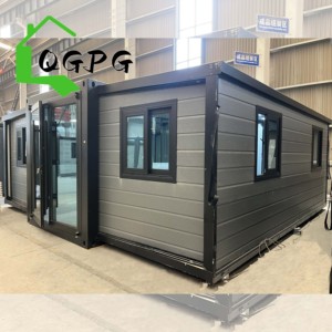 Maison préfabriquée à double aile extensible, maison préfabriquée en conteneur, <span class=keywords><strong>résidence</strong></span> modulaire portable de luxe, design personnalisé - Product Image 2