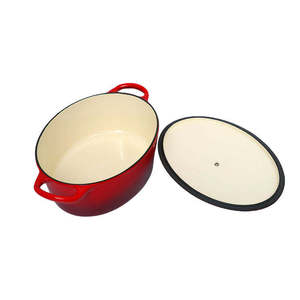 Precio barato utensilios <span class=keywords><strong>de</strong></span> cocina <span class=keywords><strong>de</strong></span> <span class=keywords><strong>hierro</strong></span> <span class=keywords><strong>fundido</strong></span> Horno Holandés esmalte olla <span class=keywords><strong>de</strong></span> <span class=keywords><strong>hierro</strong></span> <span class=keywords><strong>fundido</strong></span> cazuela - Product Image 5