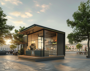 Conteneur d'expédition préfabriqué en bois personnalisé, centre commercial, boutique éphémère, hôtels, entrepôts, villas, magasins de conteneurs, atelier - Product Image 2