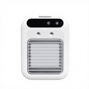 Ventilateur portable USB mini en plastique, refroidissement par évaporation, utilisation sur bureau et en voiture, humidification par pulvérisation, contrôle tactile, faible bruit - Product Image 1