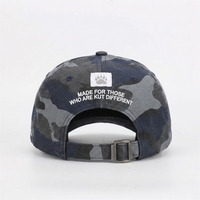 Gorra de Béisbol Personalizada de 5 Paneles, Sin Estructura, Color Camuflaje, con Logotipo Bordado en 3D, para Deportes al Aire Libre, con Cierre a Presión
