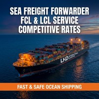 Expédition maritime LCL DDP de Chine vers les États-Unis, l'Amérique, le Canada, le Royaume-Uni, porte à porte, transitaire logistique le moins cher, service express