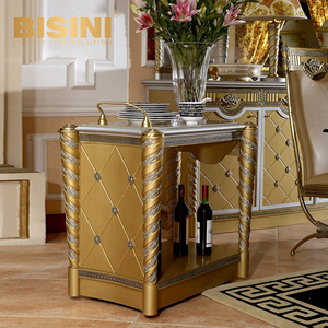 <span class=keywords><strong>Petit</strong></span> <span class=keywords><strong>buffet</strong></span> de style classique en <span class=keywords><strong>bois</strong></span> massif, <span class=keywords><strong>buffet</strong></span> doré pour appartements, vitrine de salle à manger - Product Image 5