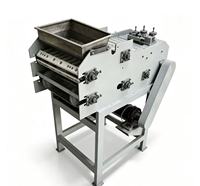 Machine à casser les noix de macadamia commerciale en acier inoxydable, machine à décortiquer les noix de cajou