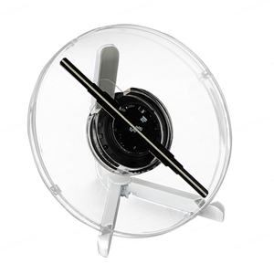 MissYou High Tech 9.85" Include Remote <b>Bluetooth</b> Advertising Display Hologram <b>Projector</b> 3D Hologram Fan for Exhibition Christmas - Product Image 1