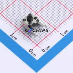 M12K0382110 Tactile Switch Through hole Component (THT) Switch Single Pole Single Throw Round Button 2.6N 4.5mm - Product Image 1