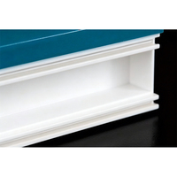 Perfil de Moldura en T de UPVC Plano, Flexible, Impermeable, de Alta Calidad y Personalizable, de 10mm, 16mm, 18mm y 22mm, para Protección de Muebles
