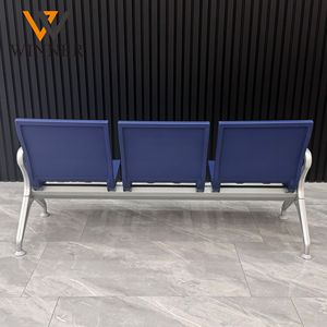 صالة المطار محطة غرفة الاستقبال منطقة شعاع سداسية الارتباط 2 3 4 5 مقاعد بو البولي يوريثين مقعد الانتظار - Product Image 2