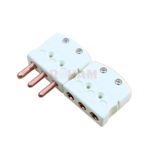 Enchufe de termopar de resistencia térmica tipo K, enchufe RTD de tres pines Pt100 TPJ/OTP/K/1/F, accesorios de conector - Product Image 4