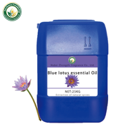 Huile de lotus bleu pur (Nymphaea Caerulea) 100% naturelle, distillée à la vapeur, florale exotique, pour tous types de peau, aromathérapie, parfum