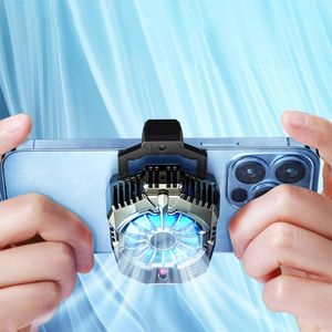 2024 meilleure vente X20 Mobile jeu semi-conducteur refroidissement arrière Clip lumière LED Mini téléphone ventilateur de refroidissement radiateur - Product Image 2