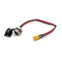 Base de chargeur universelle à 3 broches, port de charge pour VSETT 8 8+ 9 9+ 10+ ZERO 8 9 10 8X 10X 11X Pièces de scooter électrique