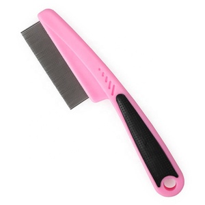 KingHon Protect <b>Flea</b> <b>Comb</b> for Cats <b>Dogs</b> Pet Stainless Steel Comfort <b>Flea</b> Hair Grooming Tools Deworming Brush Hair Fur Remove - Product Image 1