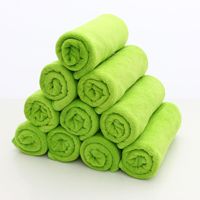Serviettes de lavage auto en gros d'usine, chiffons de nettoyage automobile, accessoires automobiles, absorbants, chiffons en microfibres épaisses, grandes serviettes.