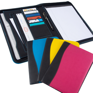 ที่กำหนดเองโลโก้ธุรกิจหนัง PU ราคาถูกกระเป๋าเอกสารโฟลเดอร์ผู้จัดการผู้ผลิตสำหรับโรงเรียน - Product Image 5