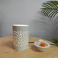 Chauffe-bougie électrique en céramique Green-Life avec prise, sans flamme et luminosité réglable, lumière d'aromathérapie pour parfumer la maison