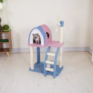 Mèo Hiện Đại Đồ nội thất sang trọng bằng gỗ mèo tháp cây nhà