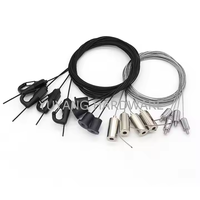 Pince de câble de suspension Offres Spéciales OEM Kit de suspension de rail de fixation d'éclairage de câble suspendu en acier