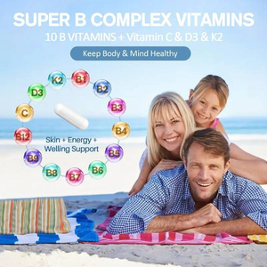 Cápsulas de Complejo Vitamínico B 13 en 1, de Alta Demanda, con C, D3, K2, Colina e Inositol, para Aumentar la Energía y Apoyar el Sistema Nervioso - Product Image 4