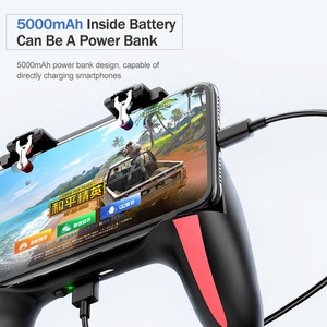 Toptan taşınabilir el oyun kontrolörü akıllı telefon Video oyunları vibratör cep telefonu Gamepad ile 5000MAH güç bankası - Product Image 5