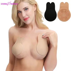 Wholesale Ladies In Stock High Quality Hot And Sexy Rabbit Breast Lift Invisible Women Strapless Bra Adhesive Nipple Cover