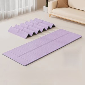 Tapete de Yoga Plegable Ecológico de TPE de Dos Tonos, Antideslizante, 183*61cm, Tapete de Ejercicio Profesional con Logotipo Personalizado, Grosor de 6mm/4mm, Fácil de Transportar - Product Image 6