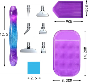Kit de Pintura de Diamantes Mágicos XIXI con Materiales Acrílicos y Herramientas y Accesorios de Plástico - Product Image 6