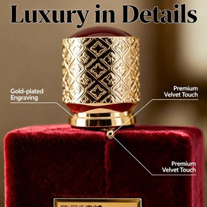 Coffret cadeau de <span class=keywords><strong>parfum</strong></span> de Noël de luxe, sélection de senteurs festives, velours rouge, cadeau idéal pour les fêtes, emballage OEM, étiquette privée - Product Image 4