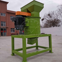 Machine de broyage du fumier de vache YSX-1-2 tonnes par heure, désintégrateur vertical dans la ligne de production d'engrais organique