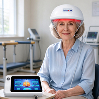 Casque infrarouge ZJZKTOP OEM ODM 810nm PBM, machine de biomodulation, casque de thérapie cérébrale pour l'anxiété et la dépression