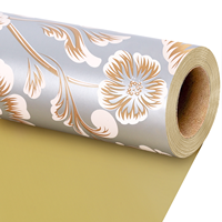 Rouleau de papier artisanal personnalisé, écologique, à thème ludique, motif dessin animé, 100 g/m², enduit PE, double face, recyclable, pour emballage numérique